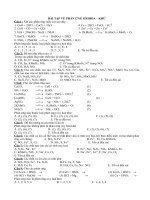 phản ứng ô xi hóa - khử