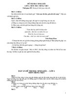 Đề thi HSG tiếng Việt 4