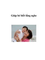 Giúp bé biết lắng nghe docx