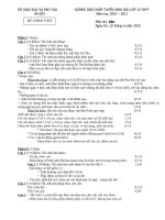 Đáp án+Đề thi vào 10 môn Văn Hà Nội 2011