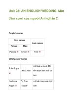 Unit 28: AN ENGLISH WEDDING. docx