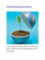 Tiếp thị xanh: Phong trào hay xu thế tất yếu pdf