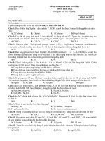 Đề thi thử ĐH 2010 môn hóa