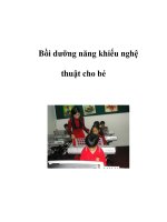 Bồi dưỡng năng khiếu nghệ thuật cho bé pot