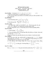 de thi thu DH -CD 2010(A), co dap an