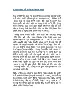 Khái niệm về diễn thế sinh thái pps