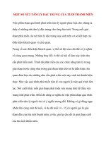 MỘT SỐ NÉT TÂM LÝ ĐẶC TRƯNG CỦA TUỔI THANH NIÊN pps