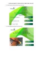 Hướng dẫn dịch vụ chuyển tiền tự thiện