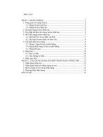 Tìm hiểu mạng nơron sinh học và ứng dụng trong nhận dạng tiếng nói   luận văn, đồ án, đề tài tốt nghiệp