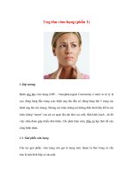 Ung thư vòm họng (phần 1) pdf