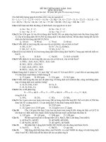 ĐỀ THI THỬ ĐH - HÓA 2010(D_A)