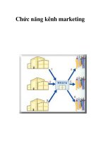 Chức năng kênh marketing ppt