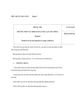 THUỐC THỬ PHƯƠNG PHÁP XÁC ĐỊNH HÀM LƯỢNG TẠP CHẤT ĐỒNG - TCVN 2313-7 ppsx