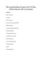 Hỗ trợ người hoạt động cách mạng từ trước CM Tháng 8/1945 cải thiện nhà ở (Hỗ trợ 25 triệu đồng) potx