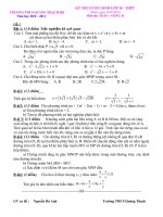 Đề thi thu  vao lop 10 THPT