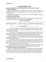 Cơ sở thông tin- Chuyên môn 2 ppt