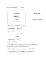 THUỐC THỬ AXIT OXALIC - TCVN 2222-77 pps
