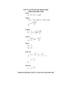 de thi va dap an mon toan 2010