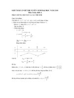 DAP AN TOAN KHOI A 2010 (FULL)