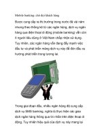 Mobile banking: chờ đợi khách hàng doc