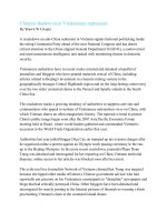 Chinese shadow over Vietnamese repression