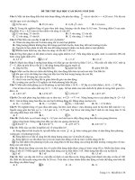 ĐỀ THI THỬ ĐẠI HỌC-CAO ĐẲNG NĂM 2010 (có đáp án)