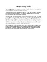 Da sẹo không lo xấu ppt