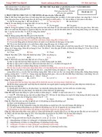 Đề thi - ĐA Đại Học Cao Đẳng