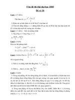 5 ĐỀ TOÁN ÔN THI ĐH. P8