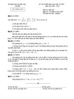 de thi vào 10 môn Toán 10-11