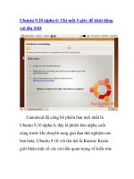Ubuntu 9.10 alpha 6: Chỉ mất 5 giây để khởi động với đĩa SSD pps