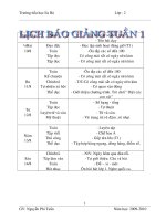 giao an lop 2 tuan 1 CKTKN