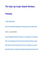 Thì hiện tại hoàn thành-Perfect Tenses potx