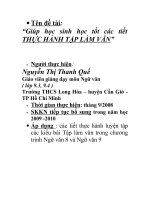 Sáng kiến kinh nghiệm 2010