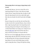 Phương pháp kiểm tra lưu lượng sử dụng đường truyền của bạn pptx