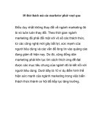10 thử thách mà các marketer phải vượt qua docx