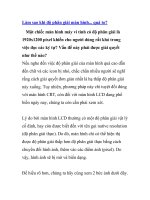 Làm sao khi độ phân giải màn hình... quá to? potx