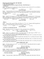 phân loại đề thi đại học năm 2007 - 2009 pps