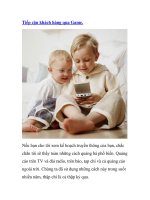 Tiếp cận khách hàng qua Game. potx