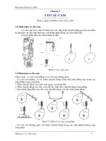 Bài giảng Nguyên Lý Máy - Chương 7 doc