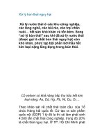 Xử lý bùn thải nguy hại pps