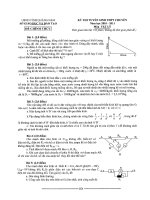 DE THI CHUYEN LY QUANG NAM 2010- 2011
