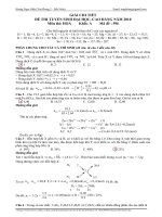 Giải chi tiết đề thi ĐH 2010 khối A