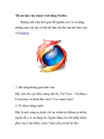 Tối ưu hóa việc duyệt web bằng Firefox pdf