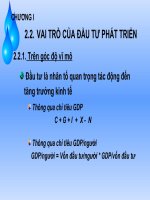 BÀI GIẢNG - LẬP DỰ ÁN - CHƯƠNG I pptx