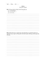 Bài kiểm tra ôn HSG Toán 5- Phần 2