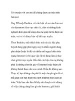 Trò truyện với con trẻ để chúng được an toàn trên Internet potx