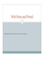 Bộ phận và Cổng Thông tin Web pptx