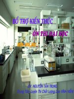 ÔN THI ĐẠI HỌC MÔN HÓA - TÌM CÔNG THỨC PHÂN TỬ (Phần 2) ppsx