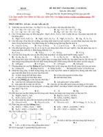 Đề thi thử môn hóa đề 11